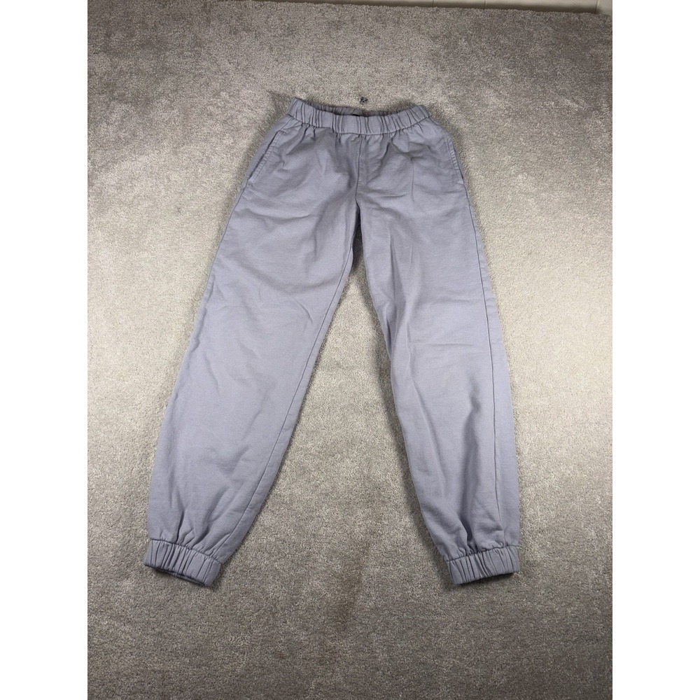 BRANDY MELVILLE Blue/gray SWEATPANTS ONE SIZE EUC POCKETS DRAWSTRING JOGGERS